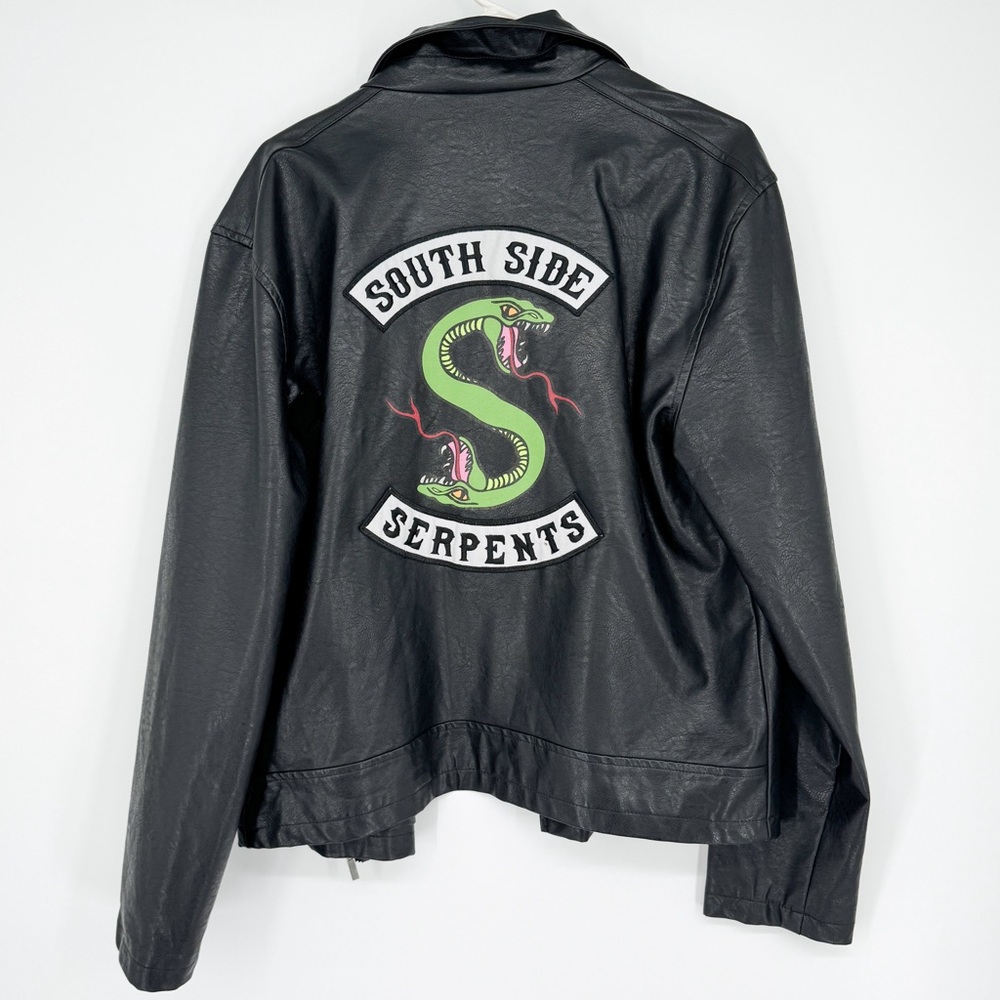 Spirit Halloween Riverdale South Side Serpents Faux Leather Jacket